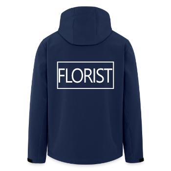Florist Proud Graduate Florist Student Geschenk - Recycelte Männer Softshell-Jacke von Stanley/Stella - Navy - Hinten - AI Model Male 185 light (185cm)