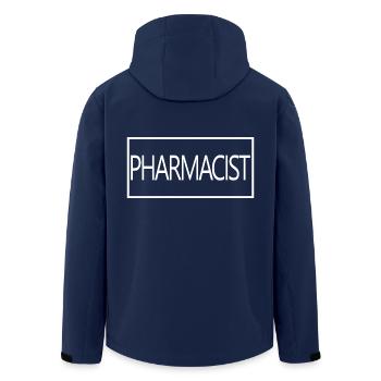 Pharmacist Proud Graduated Pharmacist Student - Men’s Recycled Softshell Jacket by Stanley/Stella - navy - Back - AI Model Male 185 light (185cm)