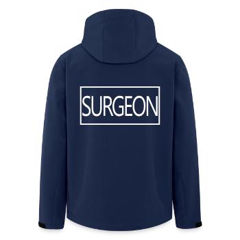 Chirurgien Fier Chirurgien Diplômé Étudiant en Médecin - Veste softshell homme en polyester recyclé Stanley/Stella - marine - Dos - AI Model Male 185 light (185cm)