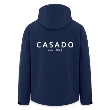 Casado Est. 2022 Mariage Couple Marié Matching - Veste softshell homme en polyester recyclé Stanley/Stella - marine - Dos - AI Model Male 185 light (185cm)