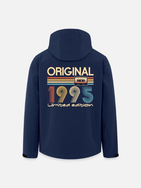Original 30 Jahre Jubiläum 1995 Party Geschenk - Recycelte Männer Softshell-Jacke von Stanley/Stella - Navy