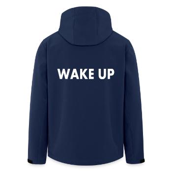 Wake up - Veste softshell homme en polyester recyclé Stanley/Stella - marine - Dos - AI Model Male 185 light (185cm)