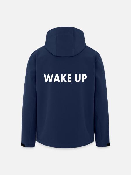 Wake up - Men’s Recycled Softshell Jacket by Stanley/Stella - navy
