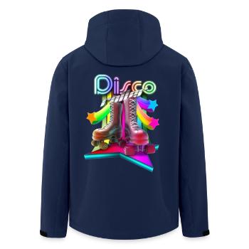 Disco rouleau 3D - Veste softshell homme en polyester recyclé Stanley/Stella - marine - Dos - AI Model Male 185 light (185cm)