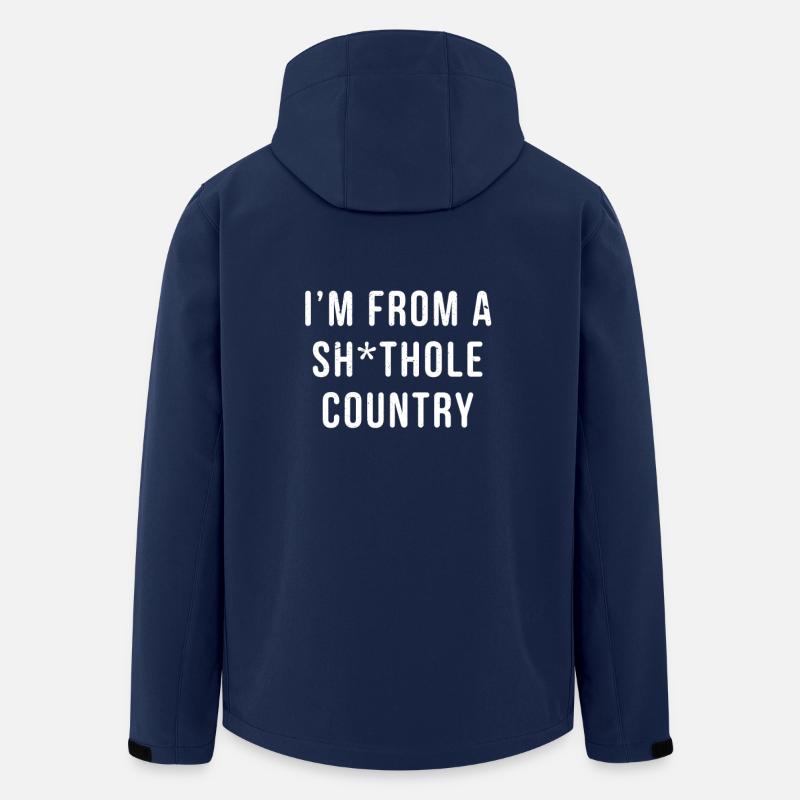  Anti Tees Antirassismus - Recycelte Männer Softshell-Jacke von Stanley/Stella - Navy