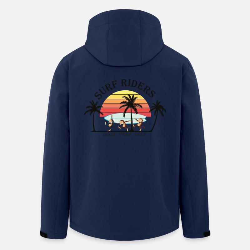 Reiter Surfen - Recycelte Männer Softshell-Jacke von Stanley/Stella - Navy