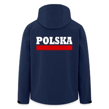 Polska - Veste softshell homme en polyester recyclé Stanley/Stella - marine - Dos - AI Model Male 185 light (185cm)