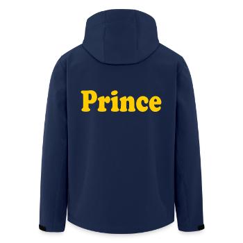 Prince - Veste softshell homme en polyester recyclé Stanley/Stella - marine - Dos - AI Model Male 185 light (185cm)