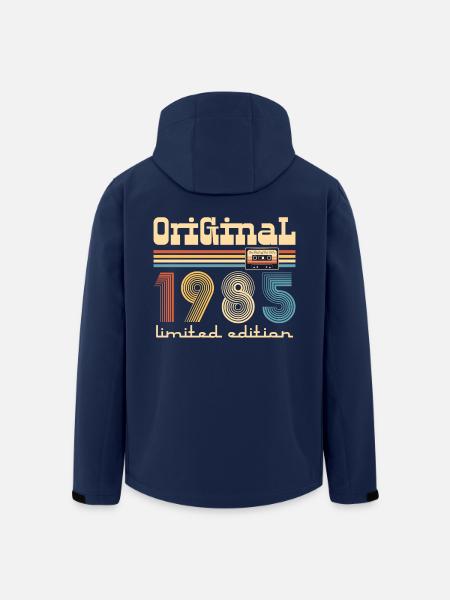 40. Geburtstag 40 Jahre Original 1985 - Recycelte Männer Softshell-Jacke von Stanley/Stella - Navy