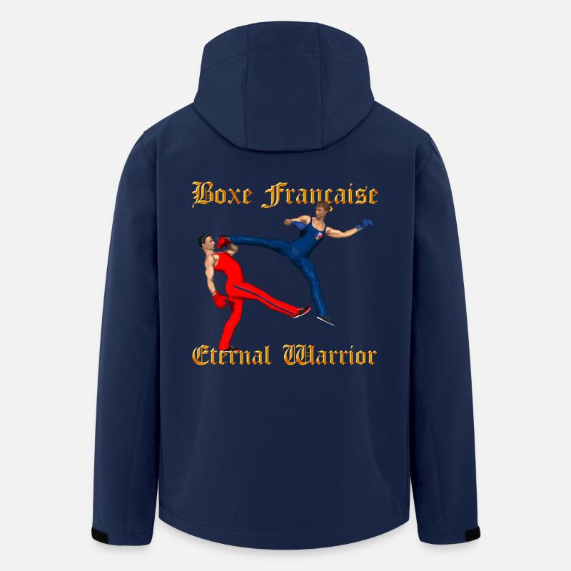 Savate Krieger - Recycelte Männer Softshell-Jacke von Stanley/Stella - Navy