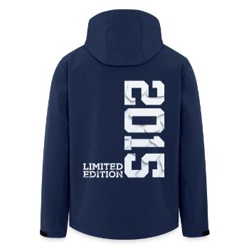11TH BIRTHDAY LIMITED EDITION 2015 - Men’s Recycled Softshell Jacket by Stanley/Stella - navy - Back - AI Model Male 185 light (185cm)