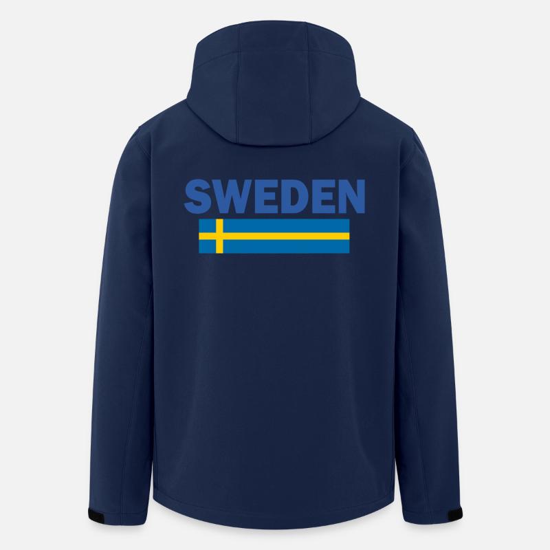 Schweden - Recycelte Männer Softshell-Jacke von Stanley/Stella - Navy