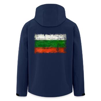 Bulgaria - Bulgaria - Men’s Recycled Softshell Jacket by Stanley/Stella - navy - Back - AI Model Male 185 light (185cm)