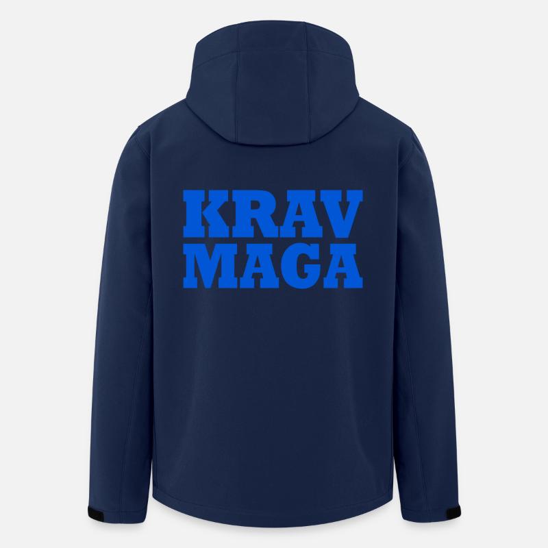 Krav maga - Recycelte Männer Softshell-Jacke von Stanley/Stella - Navy