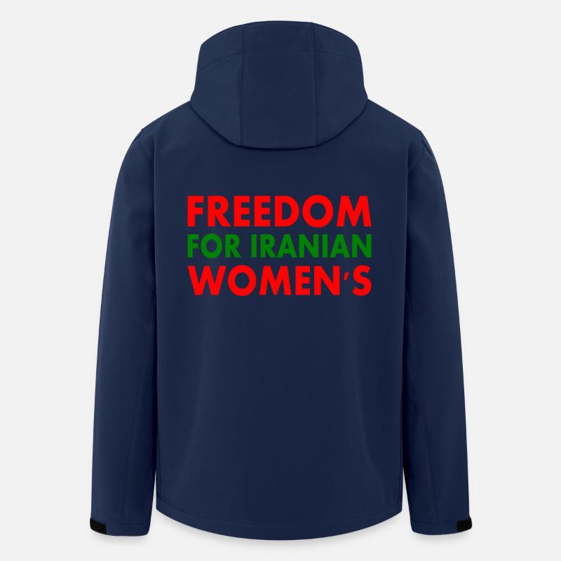 Freedom for iranian womens - Men’s Recycled Softshell Jacket by Stanley/Stella - navy