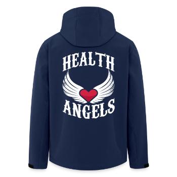 Médecin médecin - Veste softshell homme en polyester recyclé Stanley/Stella - marine - Dos - AI Model Male 185 light (185cm)