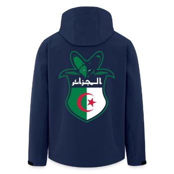 Algerie - Veste softshell homme en polyester recyclé Stanley/Stella - marine - Dos - AI Model Male 185 light (185cm)