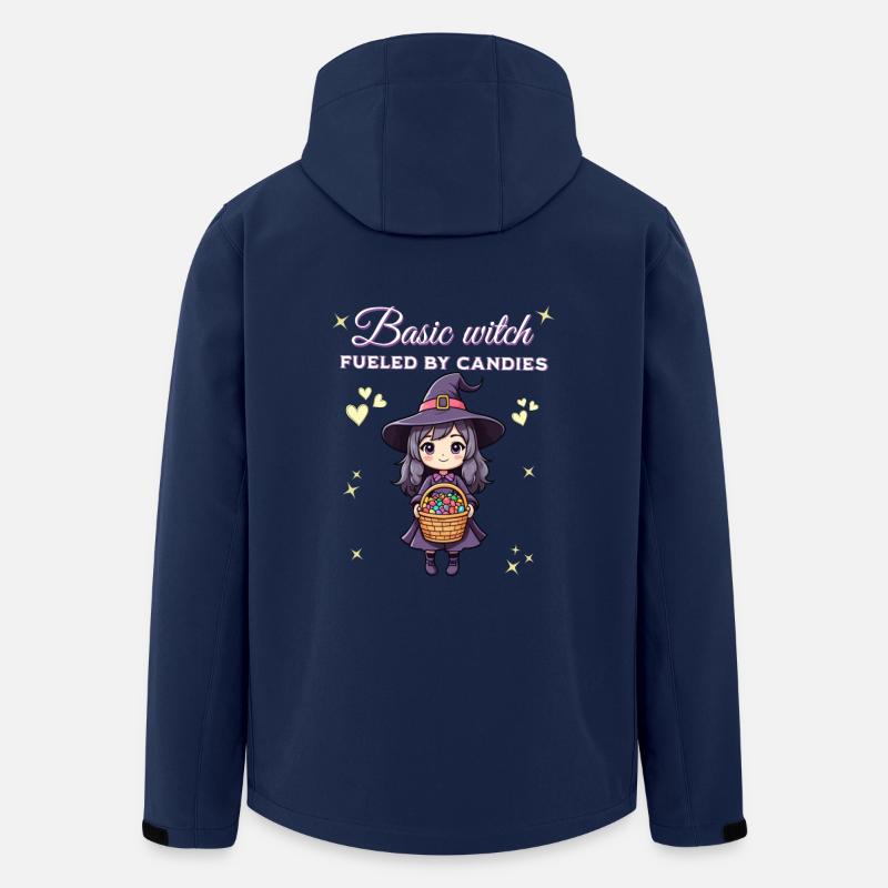 Basic witch fueled by candies - Men’s Recycled Softshell Jacket by Stanley/Stella - navy