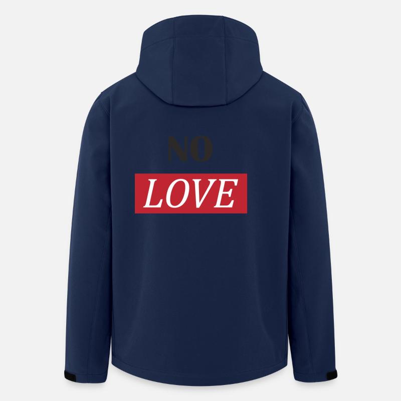NO LOVE - Recycelte Männer Softshell-Jacke von Stanley/Stella - Navy