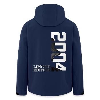 LIMITED EDITION 2004 22. GEBURTSTAG - Recycelte Männer Softshell-Jacke von Stanley/Stella - Navy - Hinten - AI Model Male 185 light (185cm)