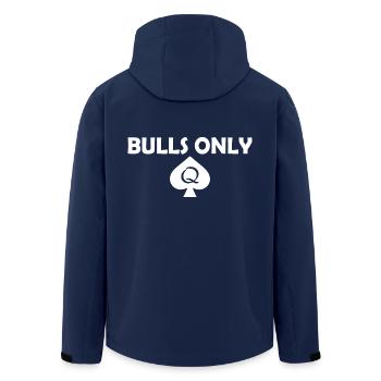 Bulls only - Recycelte Männer Softshell-Jacke von Stanley/Stella - Navy - Hinten - AI Model Male 185 light (185cm)