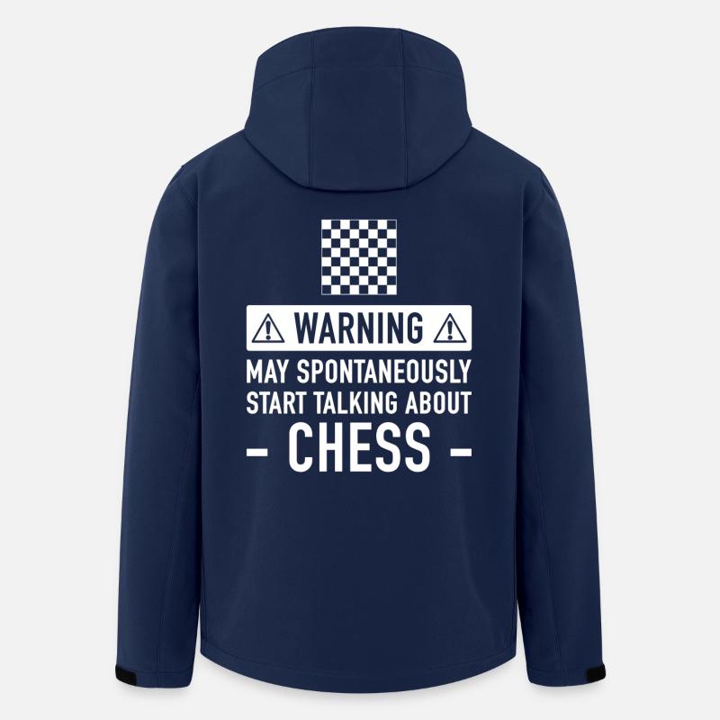 Funny Chess Gift Idea - Men’s Recycled Softshell Jacket by Stanley/Stella - navy