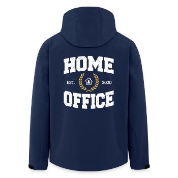 Home Office Est 2020 Home Working Home Office - Men’s Recycled Softshell Jacket by Stanley/Stella - navy - Back - AI Model Male 185 light (185cm)