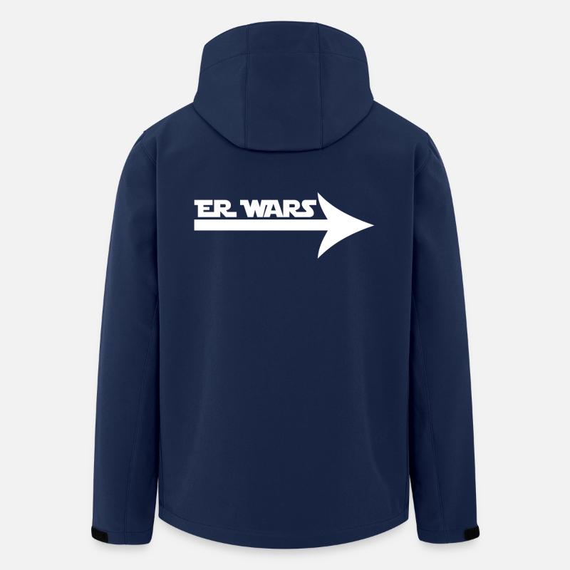 Er Wars - Recycelte Männer Softshell-Jacke von Stanley/Stella - Navy