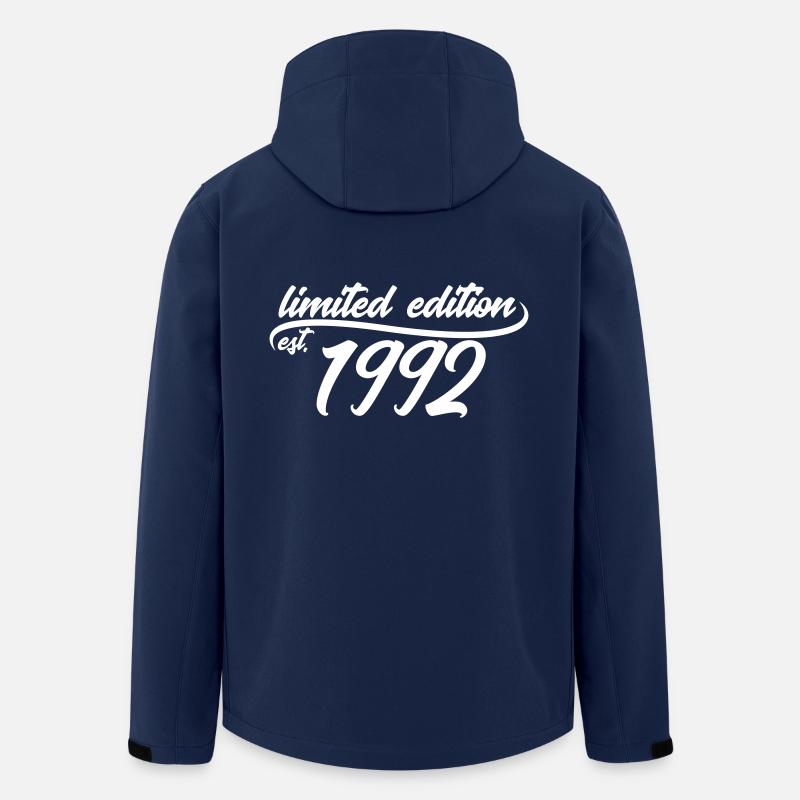 Limited Edition est 1992 - Men’s Recycled Softshell Jacket by Stanley/Stella - navy