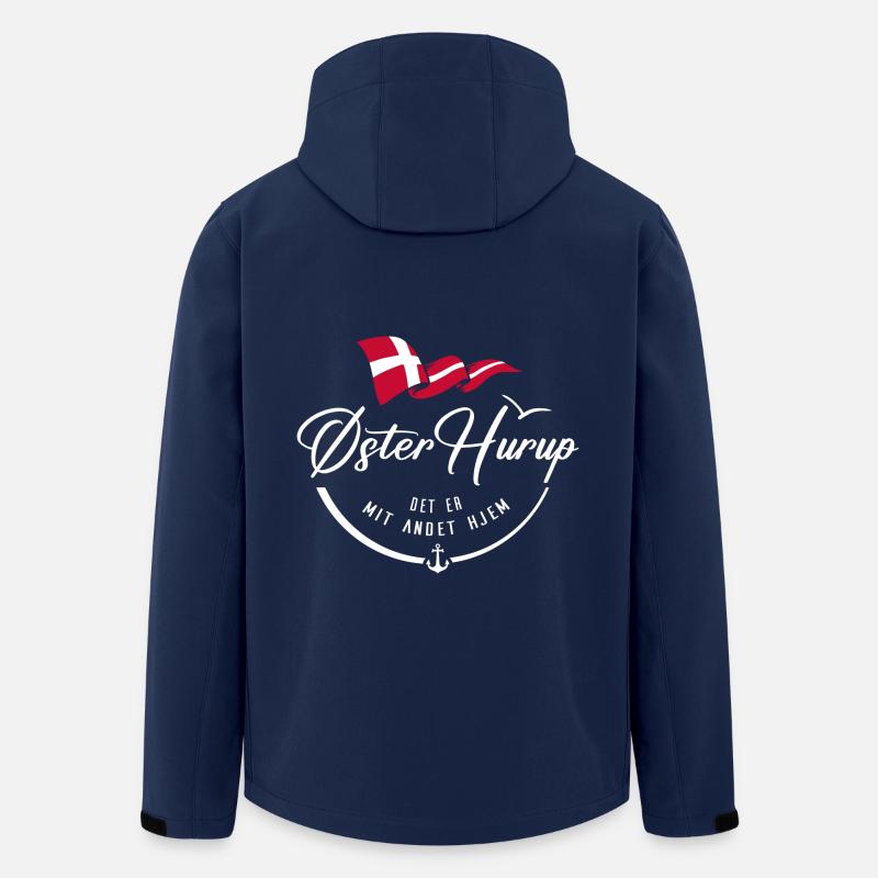 HURUP de Pâques - Ma résidence secondaire - w - Veste softshell homme en polyester recyclé Stanley/Stella - marine