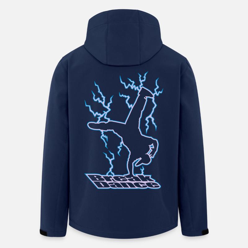 Electric breakdance - Recycelte Männer Softshell-Jacke von Stanley/Stella - Navy
