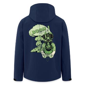 BOOM - jeu gamer joueur joueur joueur cadeau - Veste softshell homme en polyester recyclé Stanley/Stella - marine - Dos - AI Model Male 185 light (185cm)