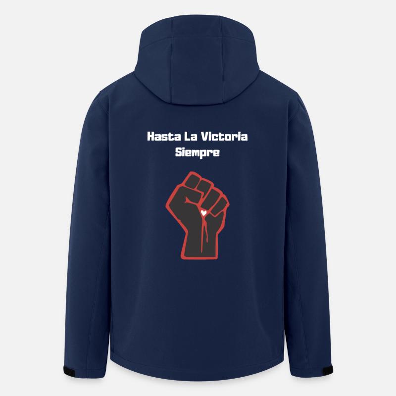 Hasta La Victoria Siempre - Recycelte Männer Softshell-Jacke von Stanley/Stella - Navy