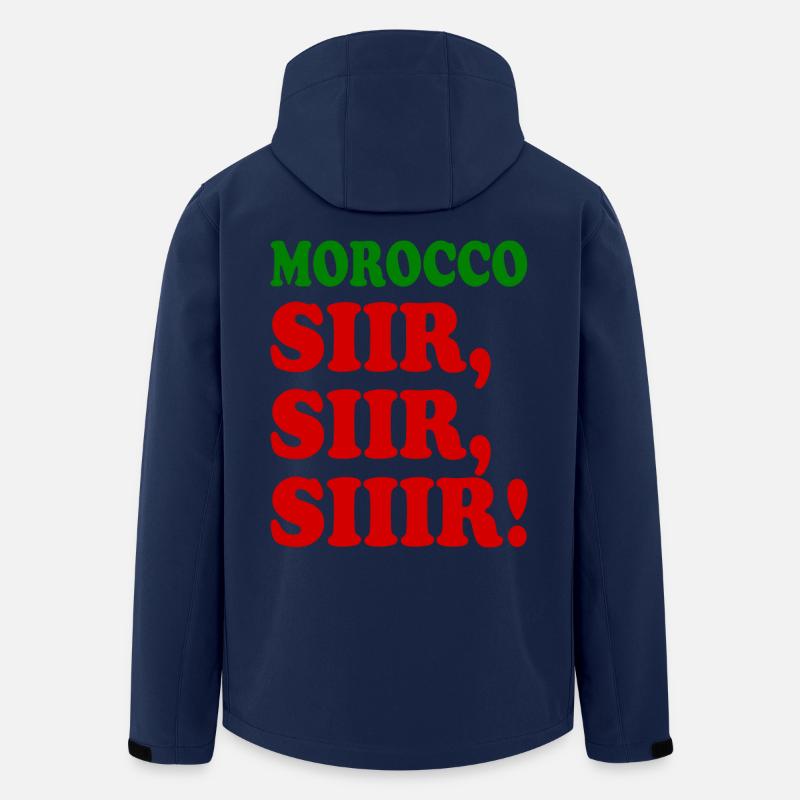 Marokko - Recycelte Männer Softshell-Jacke von Stanley/Stella - Navy
