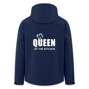 Queen of the Kitchen - Recycelte Männer Softshell-Jacke von Stanley/Stella - Navy - Hinten - AI Model Male 185 light (185cm)