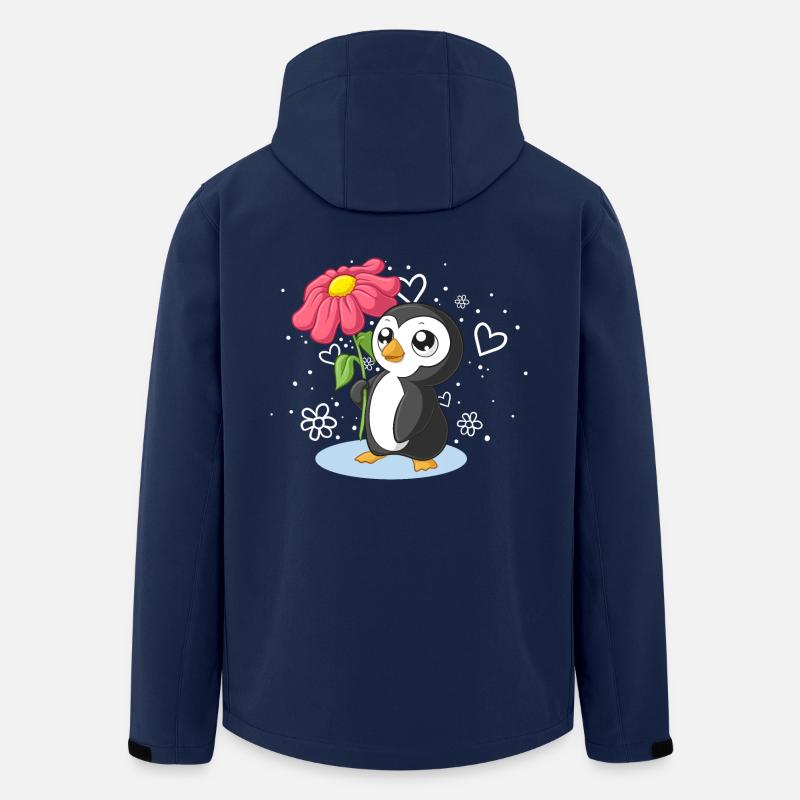 Pinguin Tshirt - Men’s Recycled Softshell Jacket by Stanley/Stella - navy