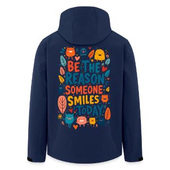 Be The Reason - Men’s Recycled Softshell Jacket by Stanley/Stella - navy - Back - AI Model Male 185 light (185cm)