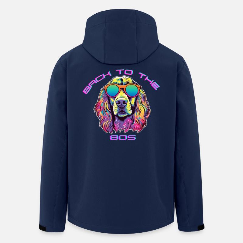 Badehündchen mit Sonnenbrille Kultur - Recycelte Männer Softshell-Jacke von Stanley/Stella - Navy