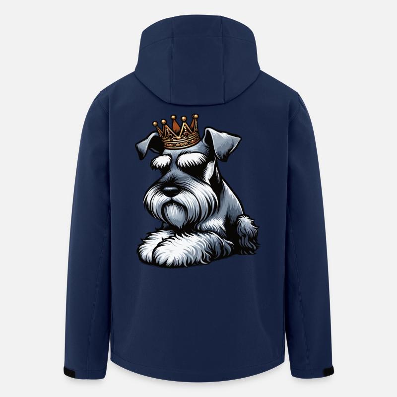 Schnauzer Riesenschnauzer Schnauzerbesitzer - Recycelte Männer Softshell-Jacke von Stanley/Stella - Navy