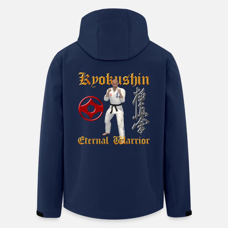Guerrier Kyokushin - Veste softshell homme en polyester recyclé Stanley/Stella - marine