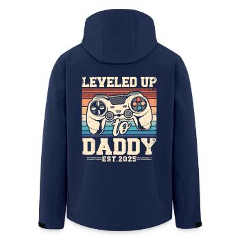 Promoted to dad in 2025 - Men’s Recycled Softshell Jacket by Stanley/Stella - navy - Back - AI Model Male 185 light (185cm)