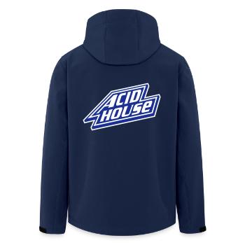 Maison acide - Veste softshell homme en polyester recyclé Stanley/Stella - marine - Dos - AI Model Male 185 light (185cm)