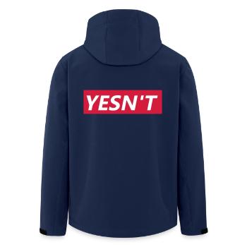 Yesn't - Veste softshell homme en polyester recyclé Stanley/Stella - marine - Dos - AI Model Male 185 light (185cm)