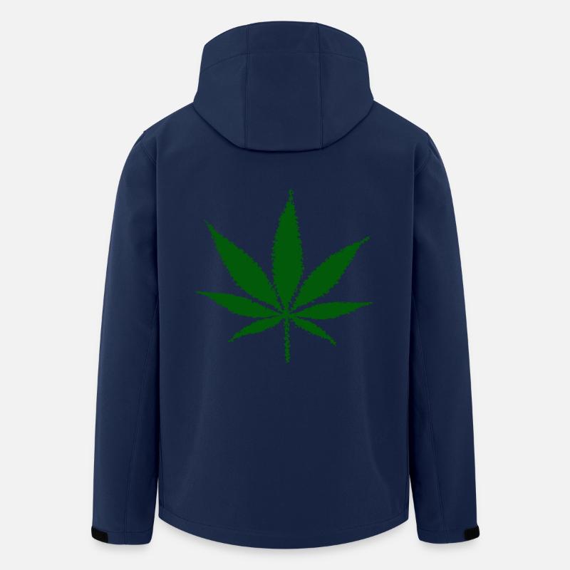 Cannabis (Green Edition) - Recycelte Männer Softshell-Jacke von Stanley/Stella - Navy