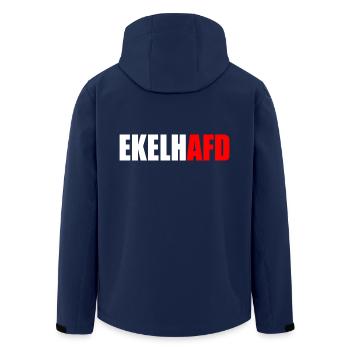 ekelhafd - Recycelte Männer Softshell-Jacke von Stanley/Stella - Navy - Hinten - AI Model Male 185 light (185cm)