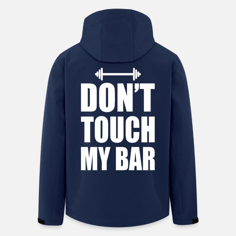 Dont touch my bar - Veste softshell homme en polyester recyclé Stanley/Stella - marine