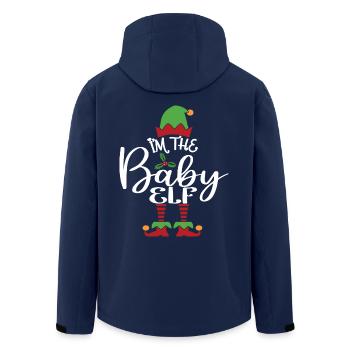 Baby Elf Nette lustige passende Weihnachten Kostüm - Recycelte Männer Softshell-Jacke von Stanley/Stella - Navy - Hinten - AI Model Male 185 light (185cm)