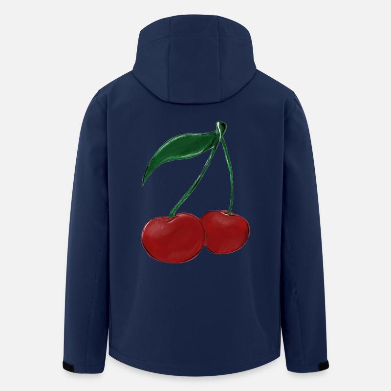 Kirsche - Recycelte Männer Softshell-Jacke von Stanley/Stella - Navy