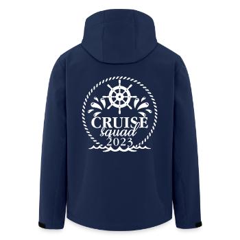 Cruise Squad 2023 Cruising Family Friends Urlaub - Recycelte Männer Softshell-Jacke von Stanley/Stella - Navy - Hinten - AI Model Male 185 light (185cm)
