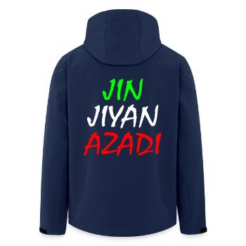 Women life freedom jin jiyan azadi - Recycelte Männer Softshell-Jacke von Stanley/Stella - Navy - Hinten - AI Model Male 185 light (185cm)